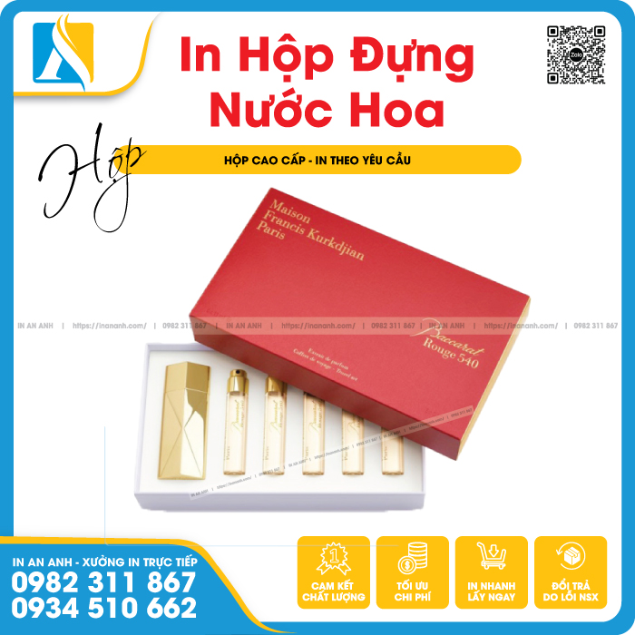 Hộp đựng nước hoa mini