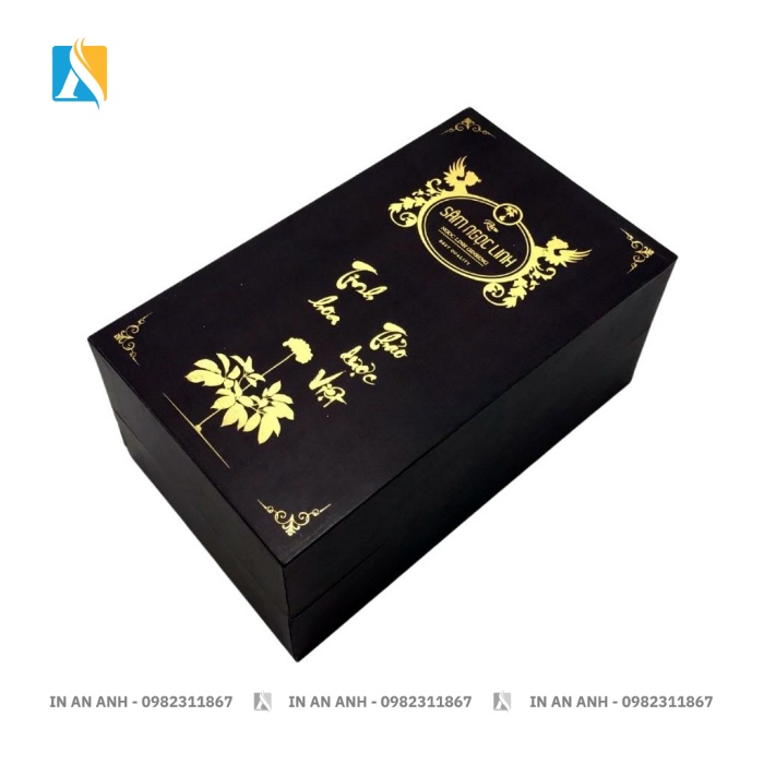Hộp sâm nắp âm dương sang trọng bảo vệ sản phẩm tối ưu