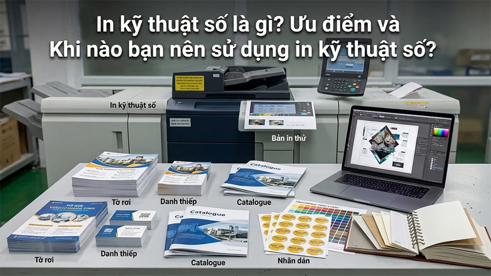 In Kỹ Thuật Số Là Gì? Ưu Điểm Và Khi Nào Nên In Kỹ Thuật Số