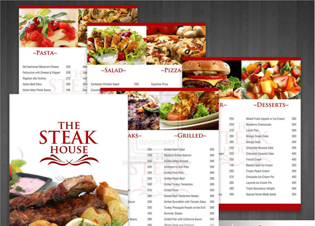 Bật mí 3 mẫu menu thực đơn đẹp, phổ biến hiện nay