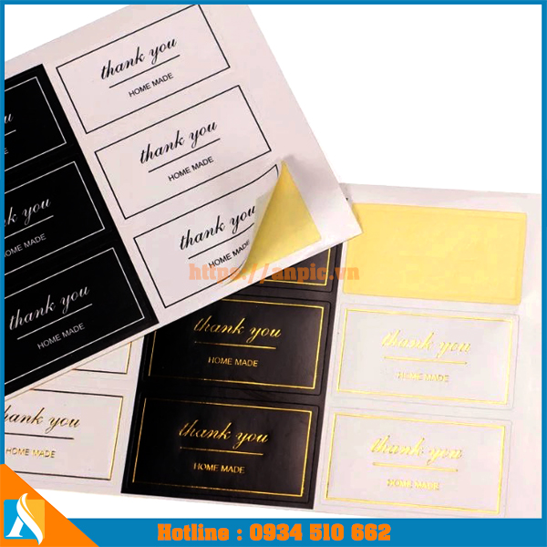 Tem nhãn decal bằng giấy