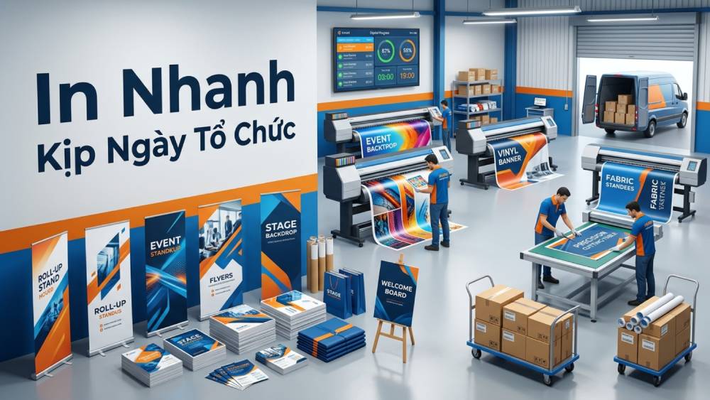 In Nhanh Kịp Ngày Tổ Chức