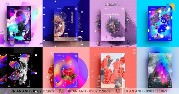 Poster chuyên nghiệp với hình ảnh và màu sắc nổi bật