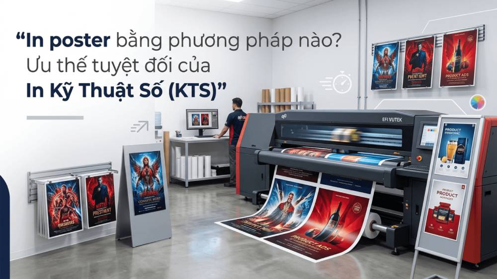 In Poster Bằng Phương Pháp Nào? Ưu Thế Tuyệt Đối Của In Kỹ Thuật Số (KTS)