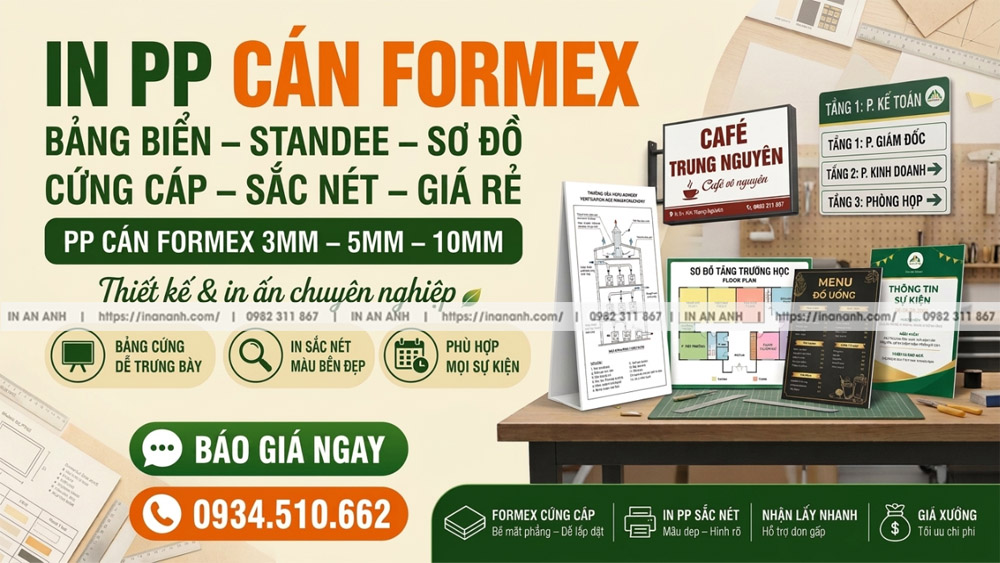 In PP Cán Formex Trọn Gói Theo Yêu Cầu