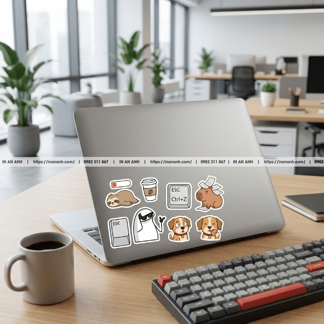 In sticker phong cách sáng tạo chuyên ngành và nghệ thuật