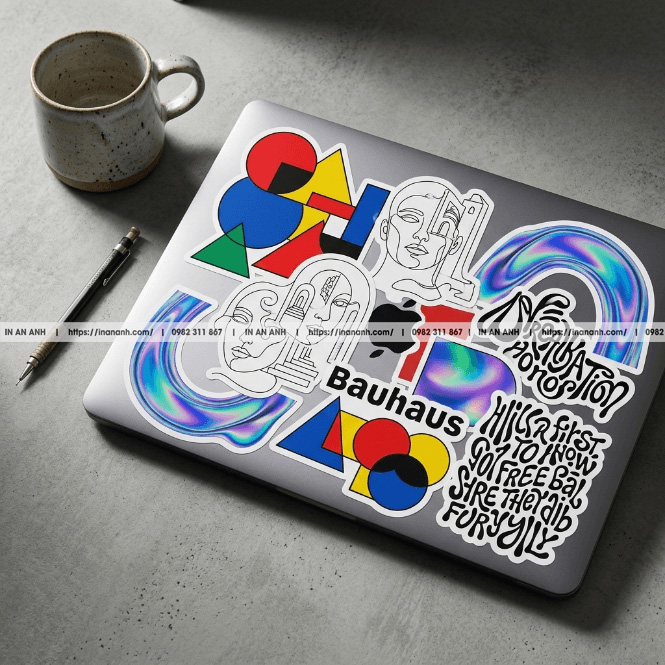 In sticker phong cách gen z nghệ thuật
