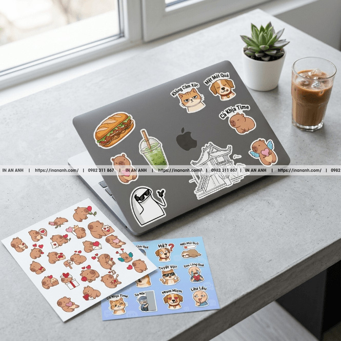 In sticker phong cách gen z thời thượng