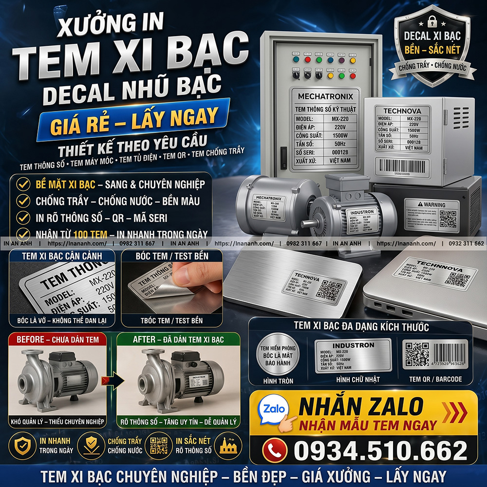 in tem bạc thông số máy