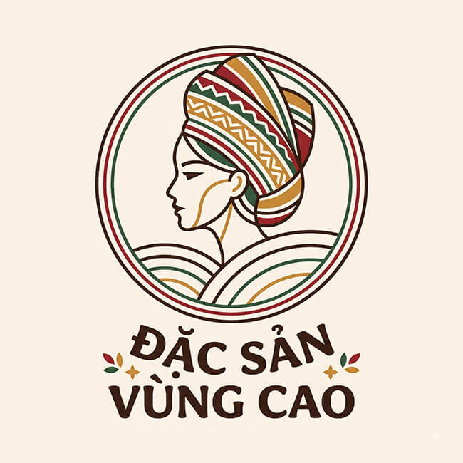 Logo Đặc Sản Vùng Cao – in tem dán chai nhựa Logo Đặc Sản Vùng Cao – khách hàng sử dụng dịch vụ in tem dán chai nhựa tại In An Anh