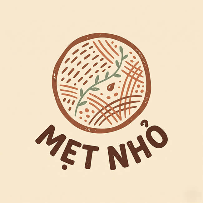 Logo Mẹt Nhỏ – in tem dán chai nhựa Mẹt Nhỏ – thương hiệu đã in tem dán chai nhựa tại xưởng In An Anh, Hà Nội