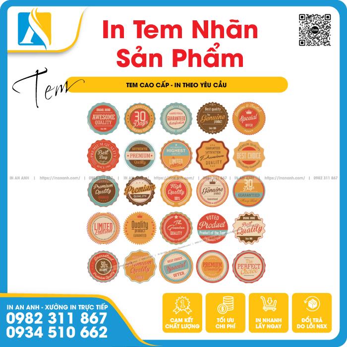 In tem nhãn sản phẩm bằng công nghệ in kỹ thuật số