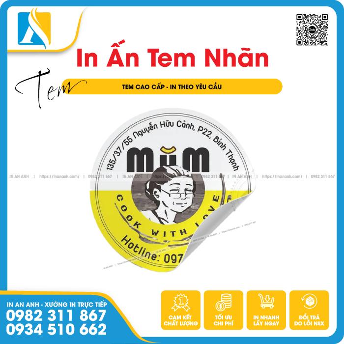 In tem dán sản phẩm là một cách giúp làm tăng độ nhận diện cho thương hiệu