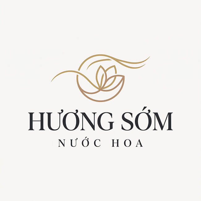 Logo Hương Sớm – in decal giấy Logo thương hiệu Hương Sớm, khách hàng đã in decal giấy tại In An Anh
