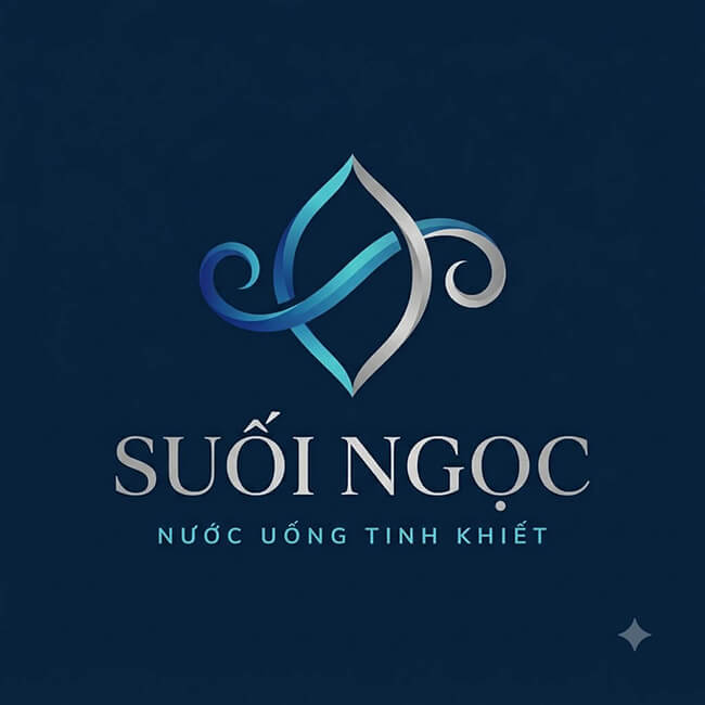 Logo Suối Ngọc – in decal giấy Logo Suối Ngọc – khách hàng sử dụng dịch vụ in decal giấy tại In An Anh