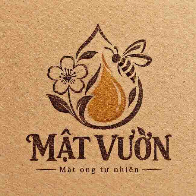 Logo Mật Vườn – in sticker theo yêu cầu Logo Mật Vườn – khách hàng sử dụng dịch vụ in sticker theo yêu cầu tại In An Anh