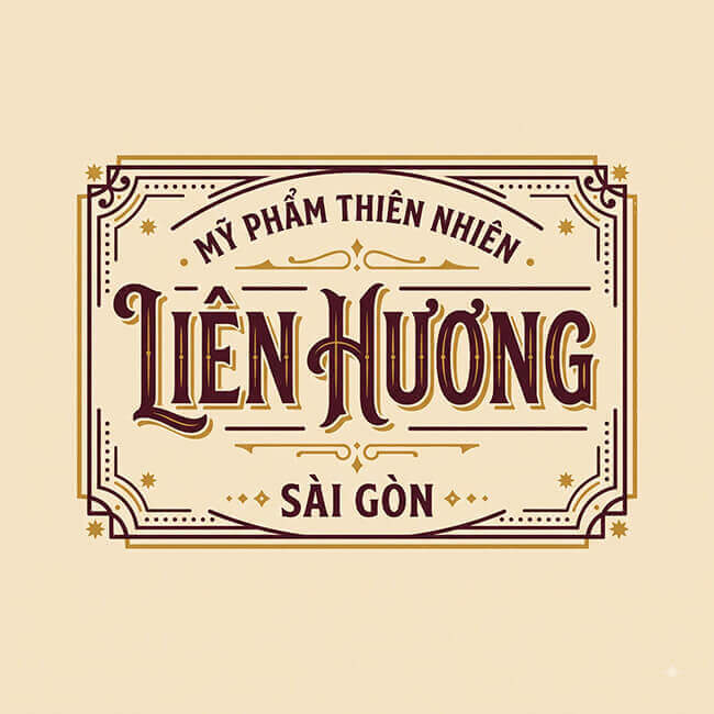 Logo Liên Hương Sài Gòn – in sticker theo yêu cầu Liên Hương Sài Gòn – thương hiệu đã in sticker theo yêu cầu tại xưởng In An Anh, Hà Nội