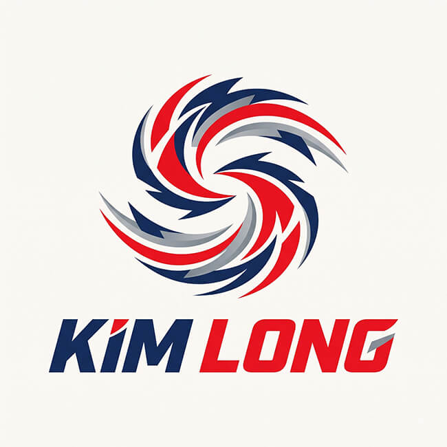 Logo Kim Long – in tem nhôm khắc laser Kim Long – thương hiệu đã in tem nhôm khắc laser tại xưởng In An Anh, Hà Nội