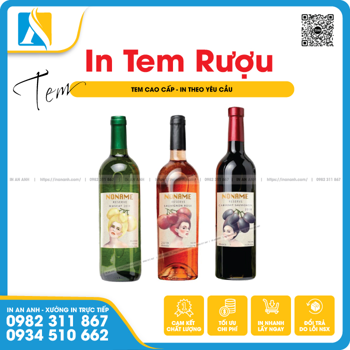 Tem rượu còn có nhiệm vụ truyền tải thông tin sản phẩm