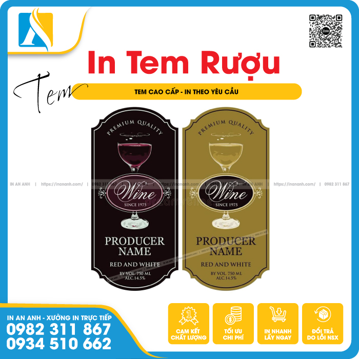 In tem rượu đẹp và chỉn chu giúp quảng bá thương hiệu tốt hơn