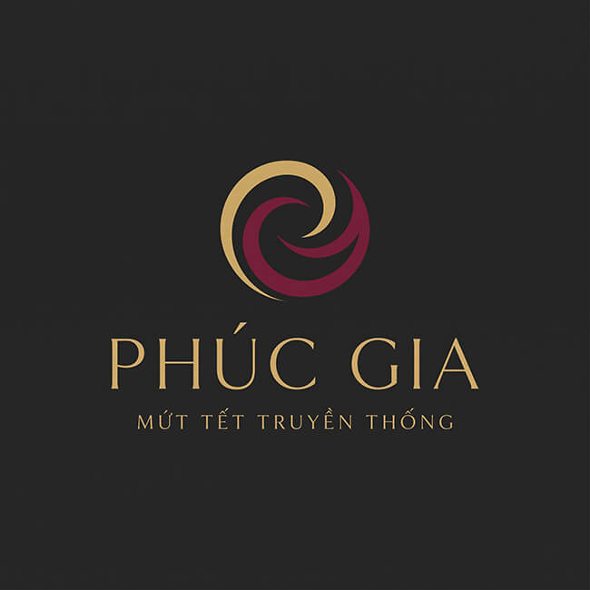 Logo Phúc Gia – in decal giấy Logo thương hiệu Phúc Gia, khách hàng đã in decal giấy tại In An Anh