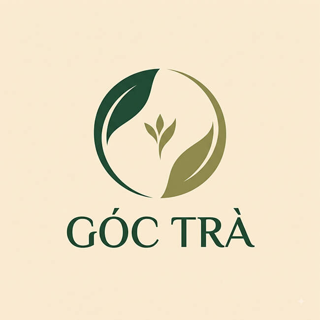 Logo Góc Trà – in tem dán ly cà phê, trà sữa Logo thương hiệu Góc Trà, khách hàng đã in tem dán ly cà phê, trà sữa tại In An Anh