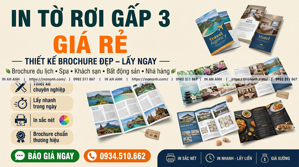 in tờ rơi gấp 3 lấy ngay chất lượng