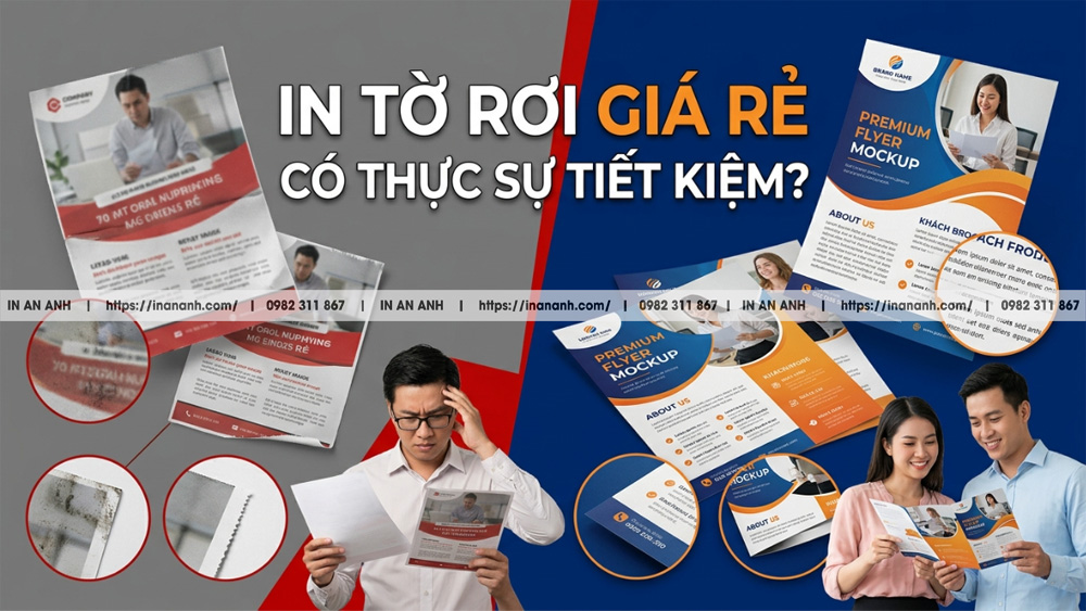 In Tờ Rơi Giá Rẻ Có Thực Sự Tiết Kiệm