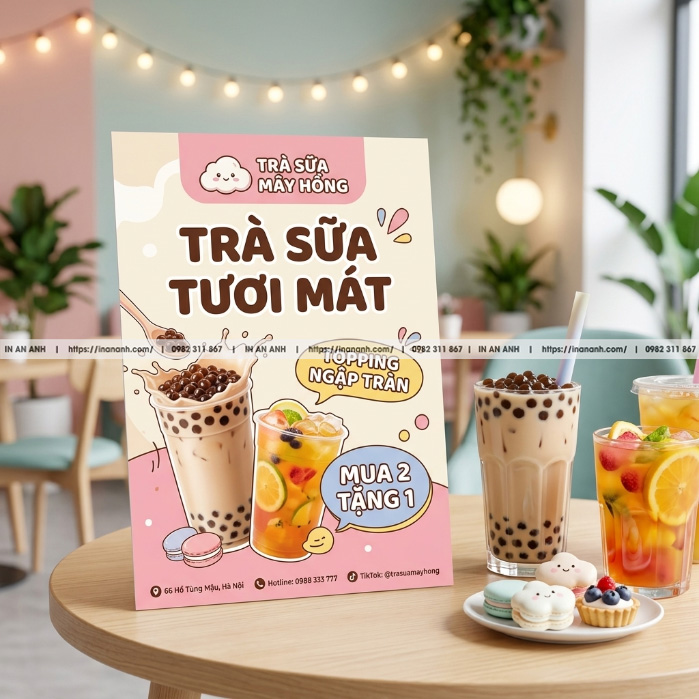 Đặt in tờ rơi quảng cáo giá rẻ cho chương trình khuyến mãi ẩm thực
