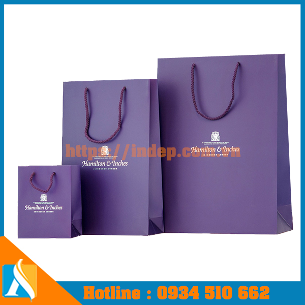 thiết kế và in túi giấy ngành thời trang