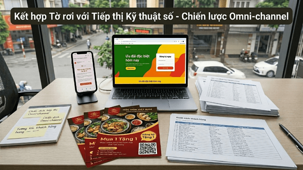 Kết Hợp Tờ Rơi Với Digital Marketing — Chiến Lược Omnichannel