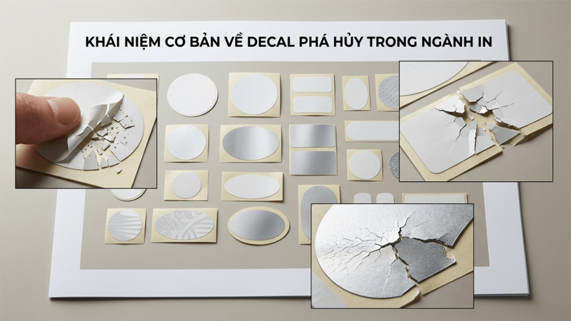 Khái Niệm Cơ Bản Decal Vỡ Là Gì Trong Ngành In Ấn