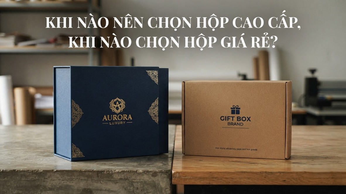 Khi nào nên chọn hộp cao cấp, khi nào chọn hộp giá rẻ?