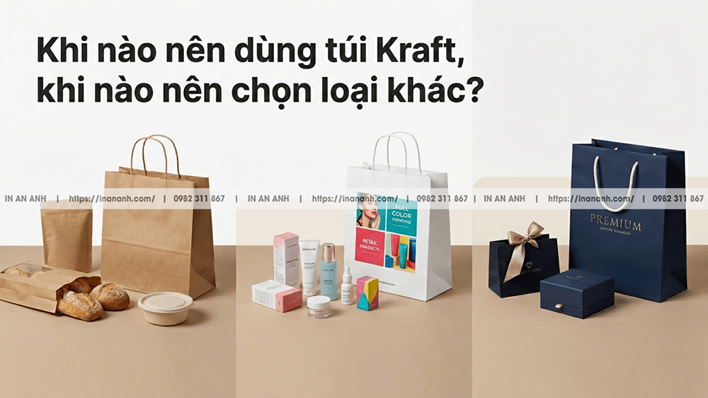 Khi Nào Nên Dùng Túi Kraft, Khi Nào Nên Chọn Loại Khác?