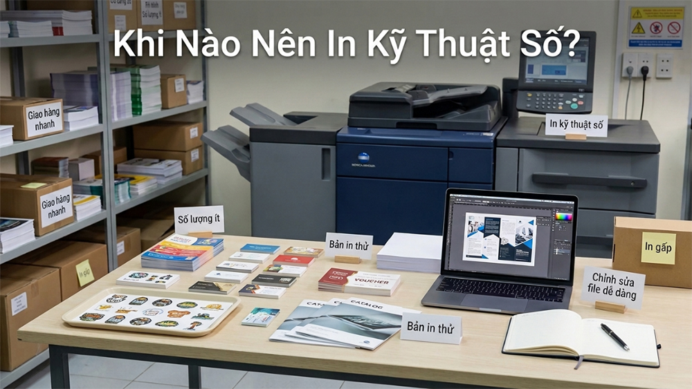 Khi Nào Nên In Kỹ Thuật Số?