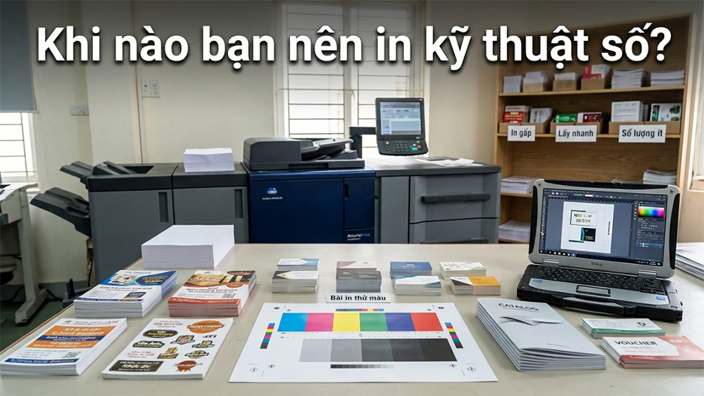 Khi Nào Nên In Kỹ Thuật Số?