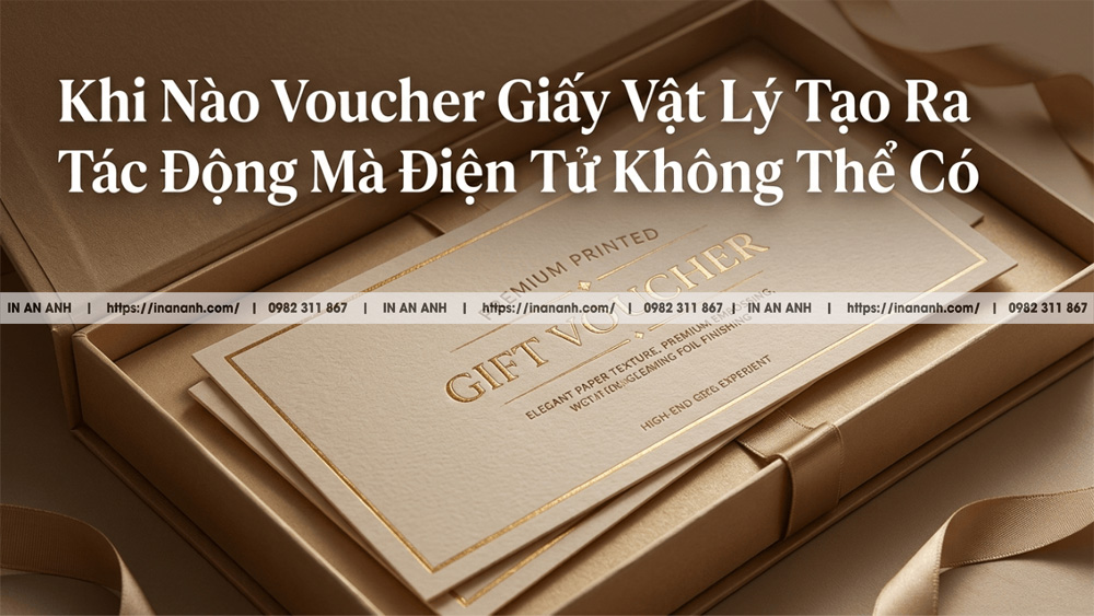 Khi Nào Voucher Giấy Vật Lý Tạo Ra Tác Động Mà Điện Tử Không Thể Có