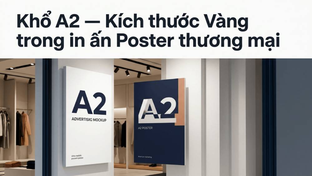 Khổ A2: Kích Thước Vàng Trong In Ấn Poster Thương Mại