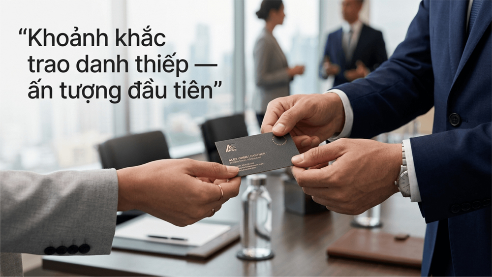 Khoảnh Khắc Trao Danh Thiếp: Ấn Tượng Đầu Tiên