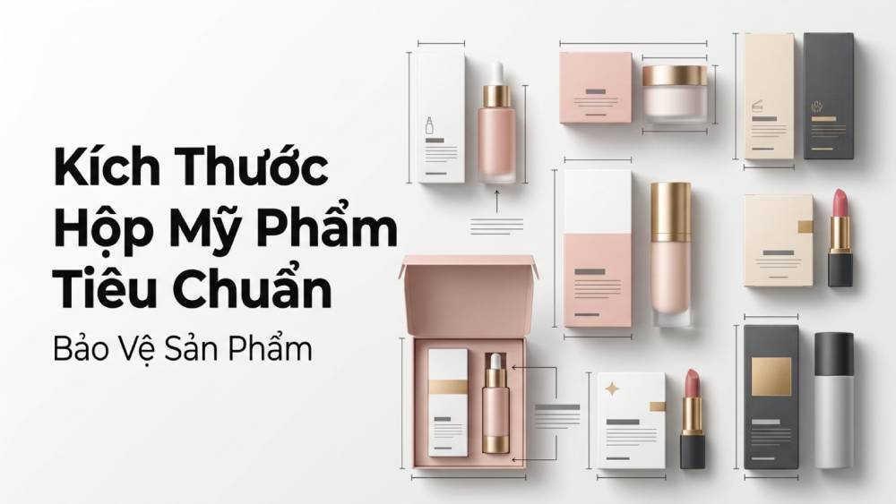 Kích Thước Hộp Mỹ Phẩm Tiêu Chuẩn Bảo Vệ Sản Phẩm
