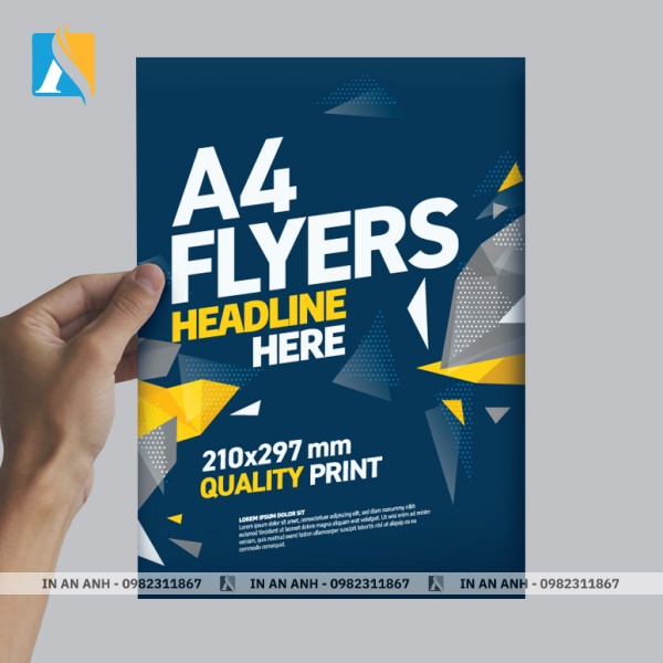 Tờ rơi quảng cáo kích thước A4 thông dụng