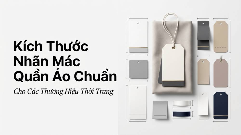 Kích Thước Nhãn Mác Quần Áo Chuẩn Cho Các Thương Hiệu Thời Trang
