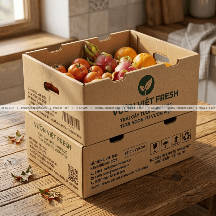 Kích Thước Thùng Carton Cho Thực Phẩm