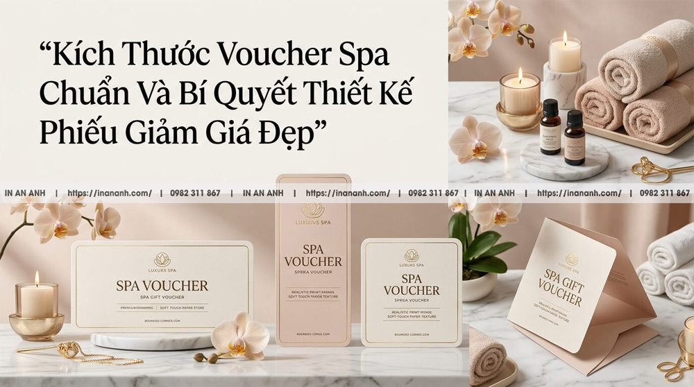 Kích Thước Voucher Spa Chuẩn Và Bí Quyết Thiết Kế Phiếu Giảm Giá Đẹp