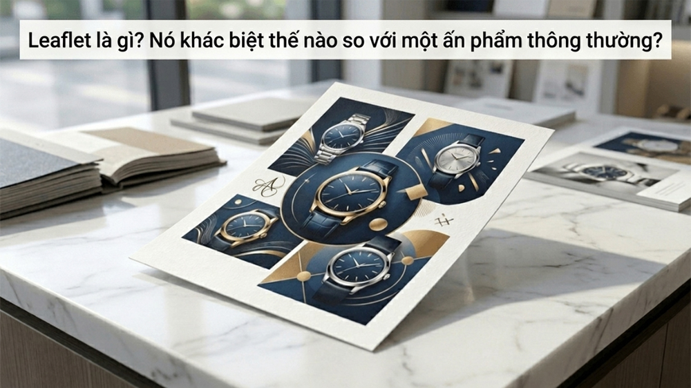 Leaflet Là Gì? Điểm Khác Biệt So Với Ấn Phẩm Thường