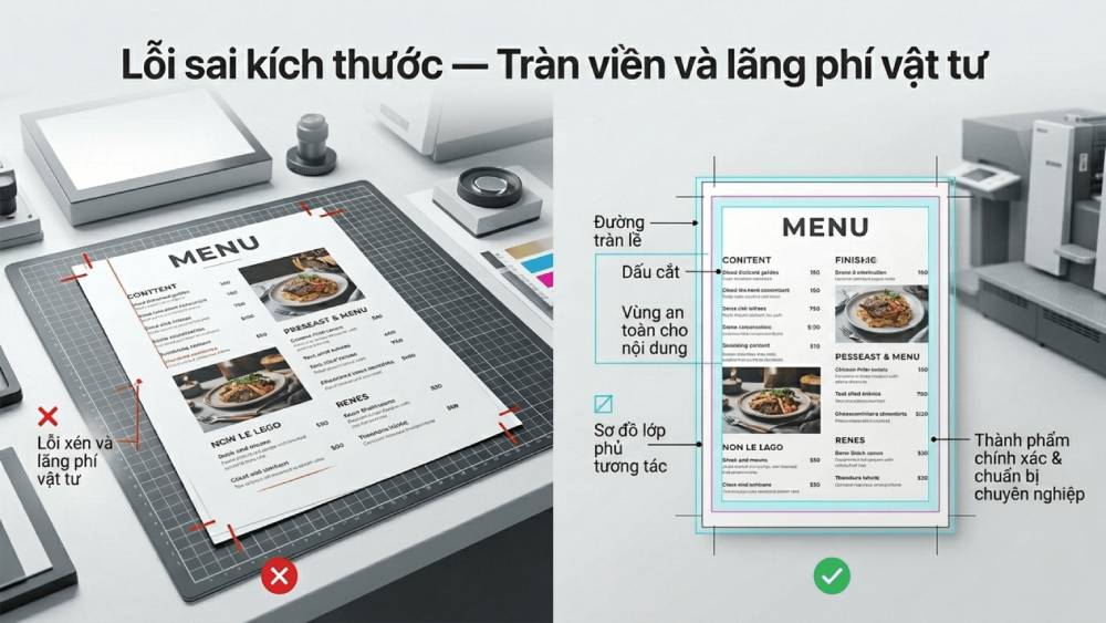 Lỗi Sai Kích Thước, Tràn Viền Và Lãng Phí Vật Tư