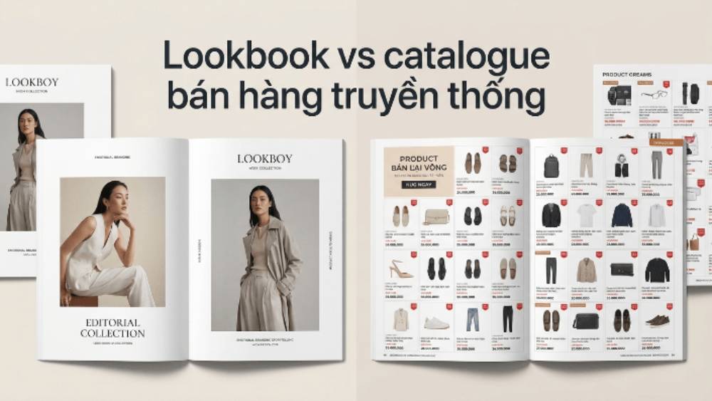 Lookbook Vs Catalogue Bán Hàng Truyền Thống