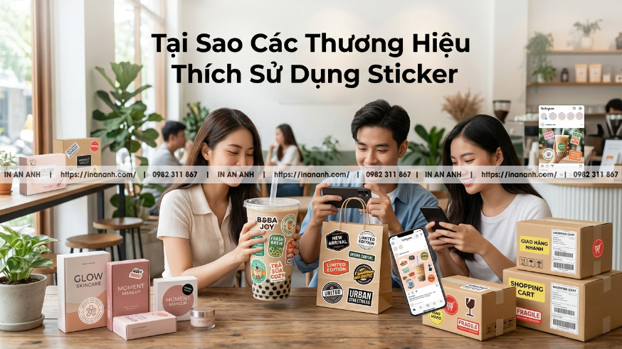 Lý Do Đằng Sau Việc Nhiều Thương Hiệu Rất Thích Dùng Sticker