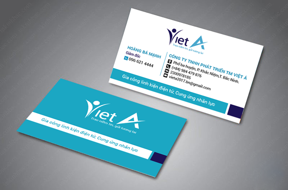 Mẫu card visit điện lạnh chuyên nghiệp số 6
