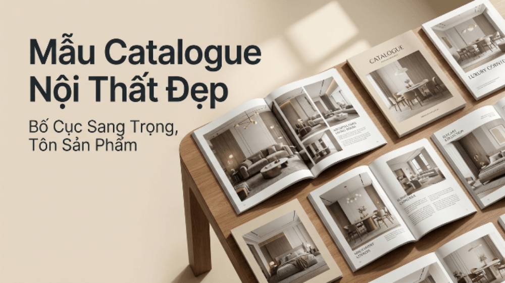 Mẫu Catalogue Nội Thất Đẹp: Bố Cục Sang Trọng, Tôn Sản Phẩm